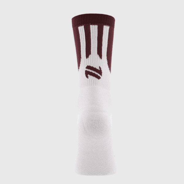 Ion Midi Socks Maroon/White