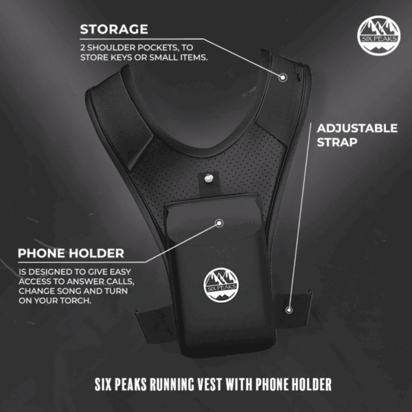 Six Peaks Running Vest with Phone Holder