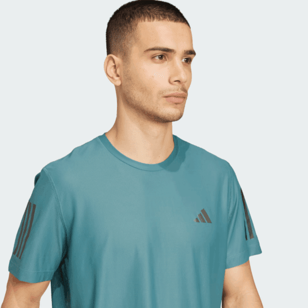 Mens Own the Run Green T-Shirt