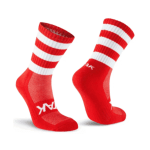 Mid Leg Socks Red/White