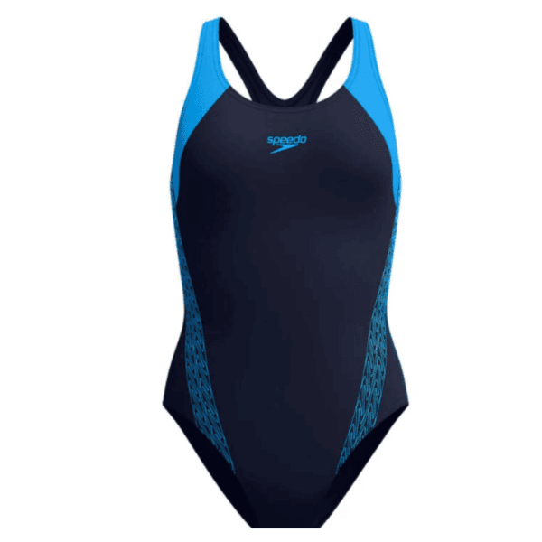 Womens Splice Racerback One Piece Swimsuit