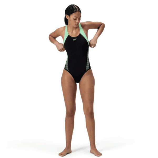 Womens Hyperboom Splice back Swimsuit