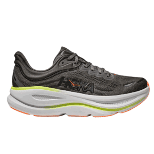 Mens Bondi 9 Grey Running Shoes
