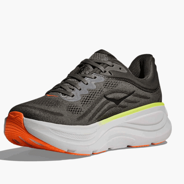 Mens Bondi 9 Grey Running Shoes
