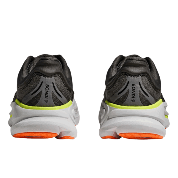 Mens Bondi 9 Grey Running Shoes