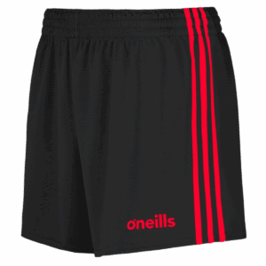 Mourne Gaelic Shorts Black/Red
