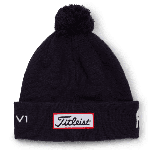 Tour Pom Pom Navy Beanie