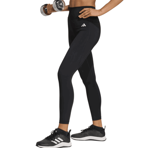 Womens Optimé Essentials No Front Rise Seam 7/8 Leggings
