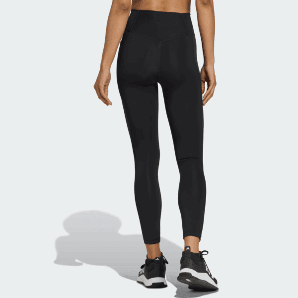 Womens Optimé Essentials No Front Rise Seam 7/8 Leggings