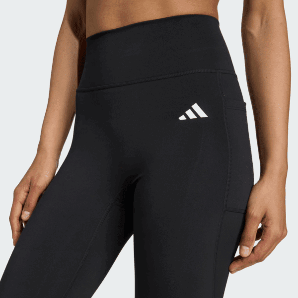Womens Optimé Essentials No Front Rise Seam 7/8 Leggings