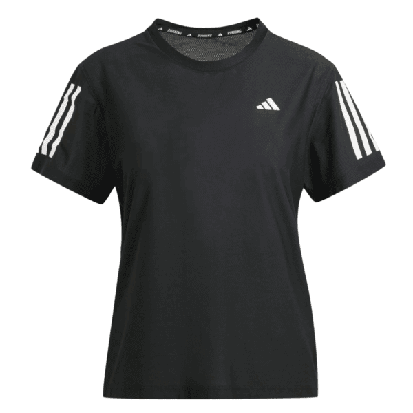 Womens Own The Run Black T-Shirt
