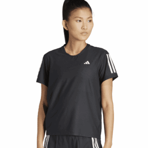 Womens Own The Run Black T-Shirt