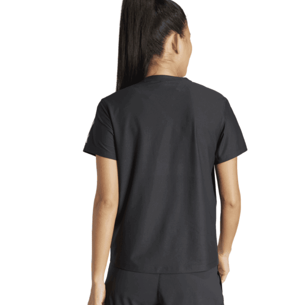 Womens Own The Run Black T-Shirt