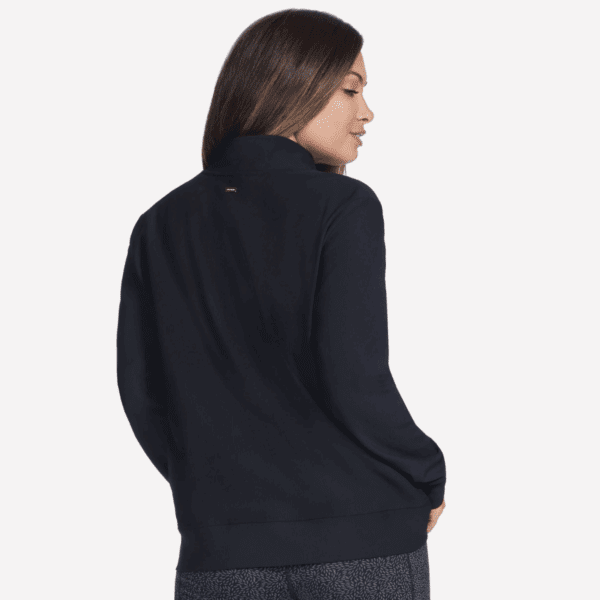 Womens GO Luxe Rib Everyday Full Zip Jacket