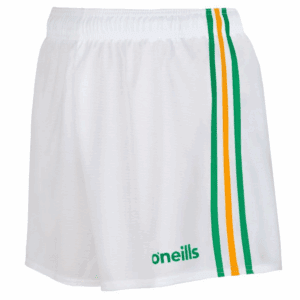 Mourne Gaelic Shorts White/Green/Amber