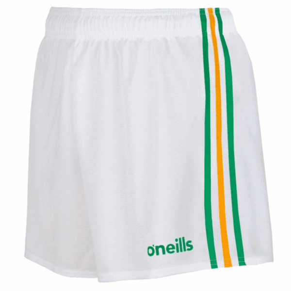 Mourne Gaelic Shorts White/Green/Amber