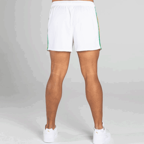Mourne Gaelic Shorts White/Green/Amber