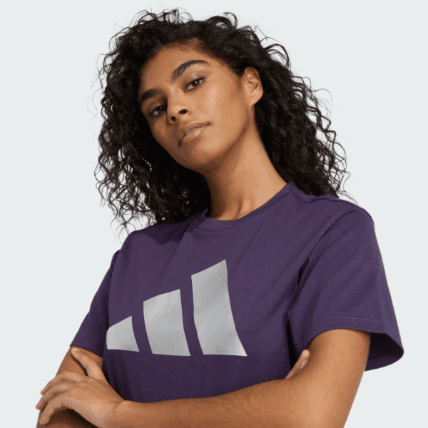 Womens Holiday Metallic Graphic Tee