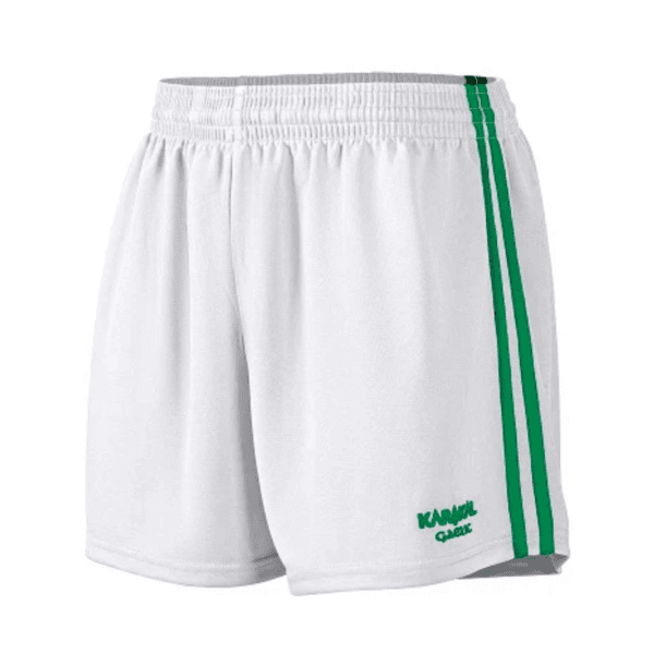 Elite Gaelic Shorts White/Green