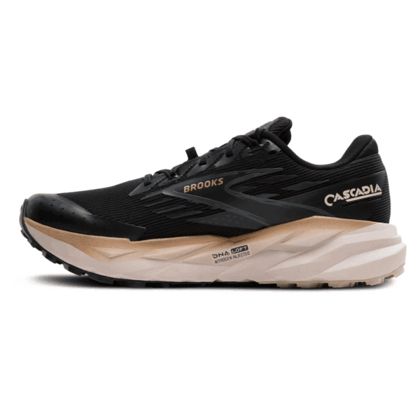 Mens Cascadia 19 GTX Black Running Shoes