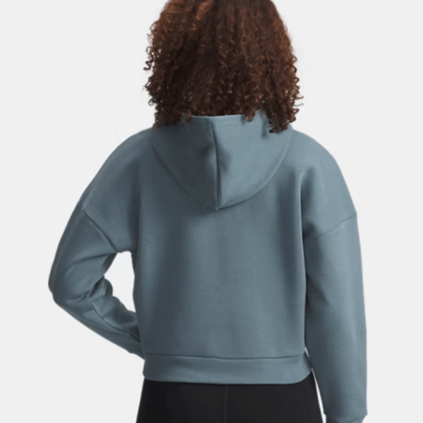Womens Rival Piped Half Zip Hoodie