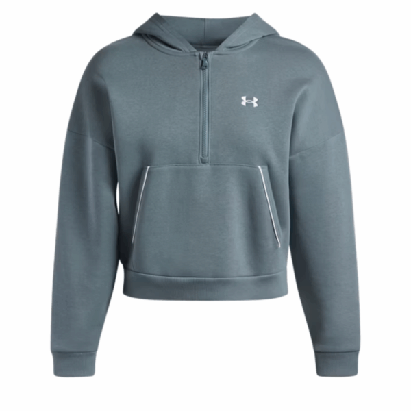 Womens Rival Piped Half Zip Hoodie