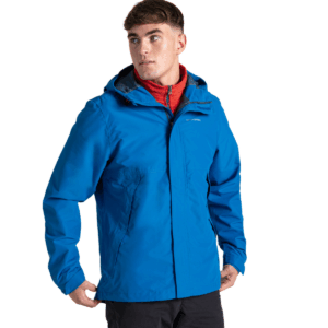 Mens Ossus Waterproof Blue Jacket