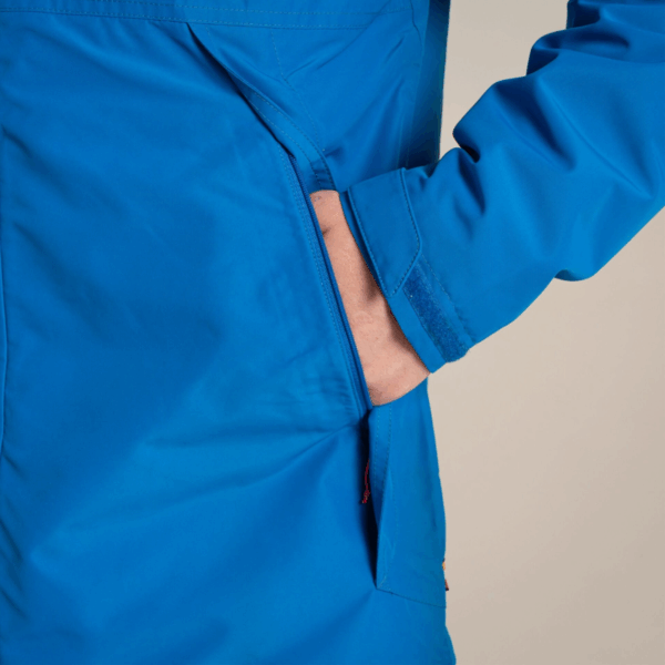 Mens Ossus Waterproof Blue Jacket