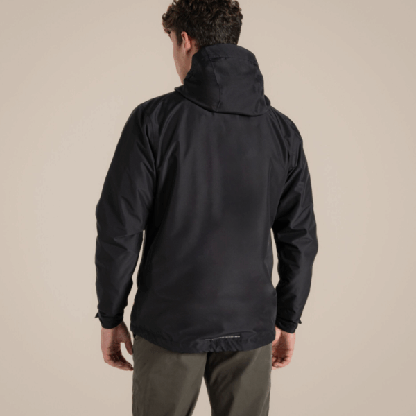 Mens Ossus Waterproof Black Jacket