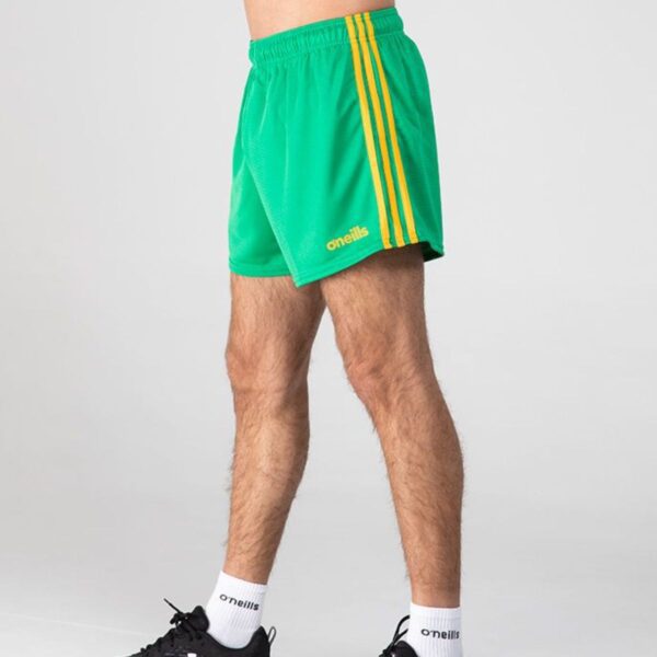 Mourne Gaelic Shorts Green/Amber