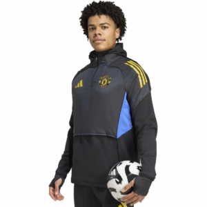 Mens Manchester United Tiro 25 Winterized Half Zip