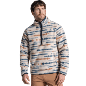 Mens Rawthey Printed Half Zip Fleece