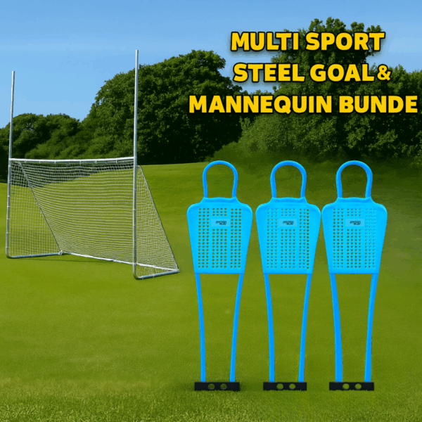 Multi Sport Steel Goal & Mannequin Bundle