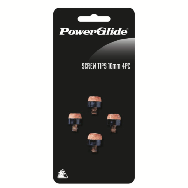 Screw on Tips Black 10MM 4 Pack