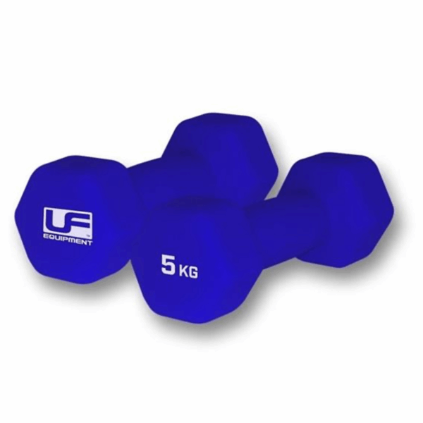 5kg Hex Dumbbell Pair Blue