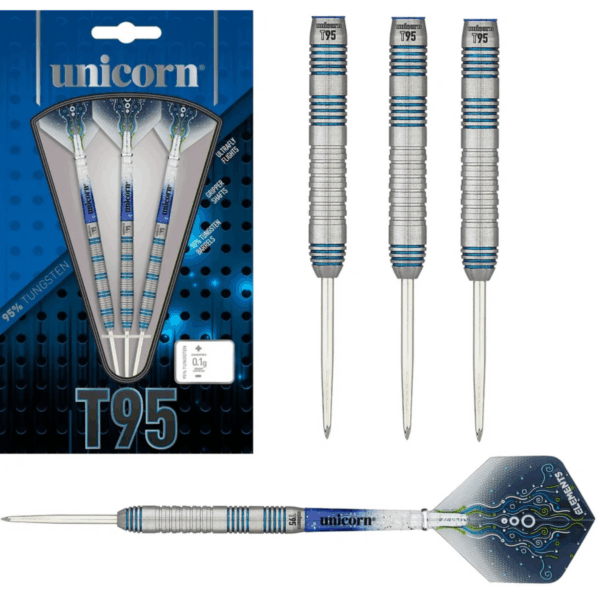 T95 Core XL Blye 95% Tungsten Steel Tip Darts