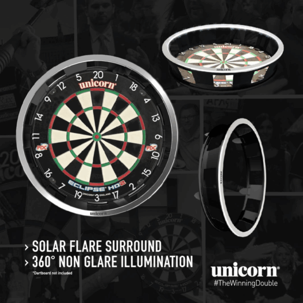 Solar Flare Dartboard Lighting Surround