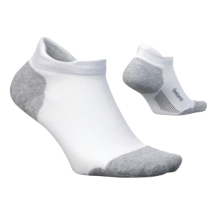 Elite Max Cushion No Show White Socks