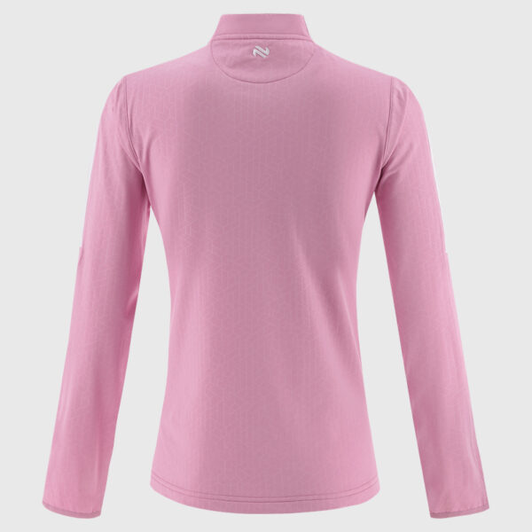 Womens Donegal GAA Hydra 184 Brushed Pink Half Zip Top