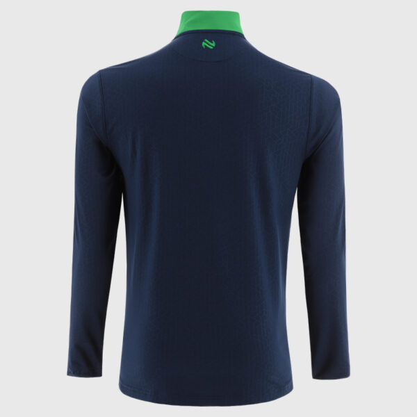 Mens Donegal GAA Hydra 184 Brushed Navy Half Zip Top