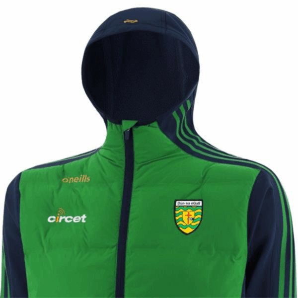 Adults Donegal GAA Hydra 075 Lightweight Hooded Padded Jacket