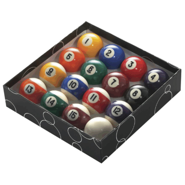 Pool Balll Set Spots and Stripes 2” 51mm