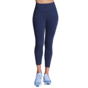 Womens GO WALK High Waisted 7/8 Navy Legging