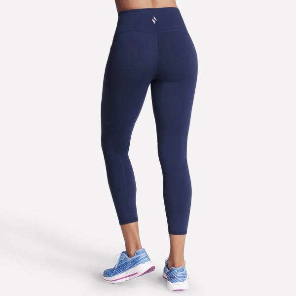 Womens GO WALK High Waisted 7/8 Navy Legging