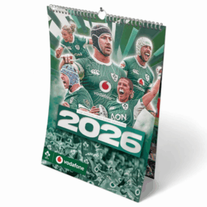 Official IRFU A3 Calendar for 2026