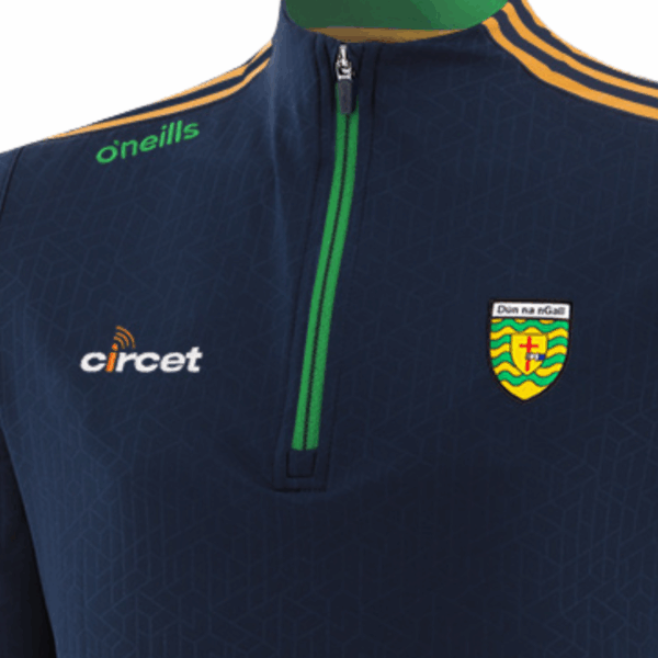 Mens Donegal GAA Hydra 184 Brushed Navy Half Zip Top