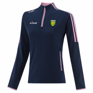 Girls Donegal GAA Hydra Brushed Navy Half Zip Top