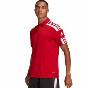 Mens Squadra 21 Red Polo