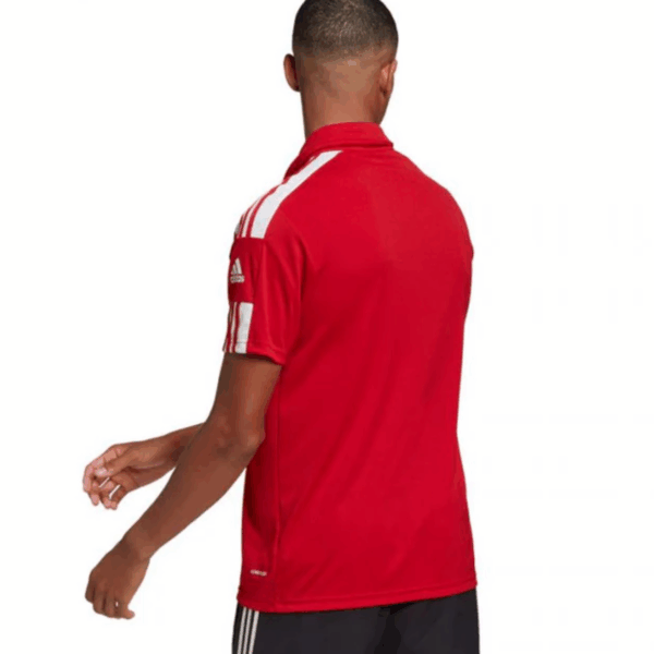Mens Squadra 21 Red Polo