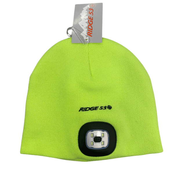 LED Yellow Beanie Hat
